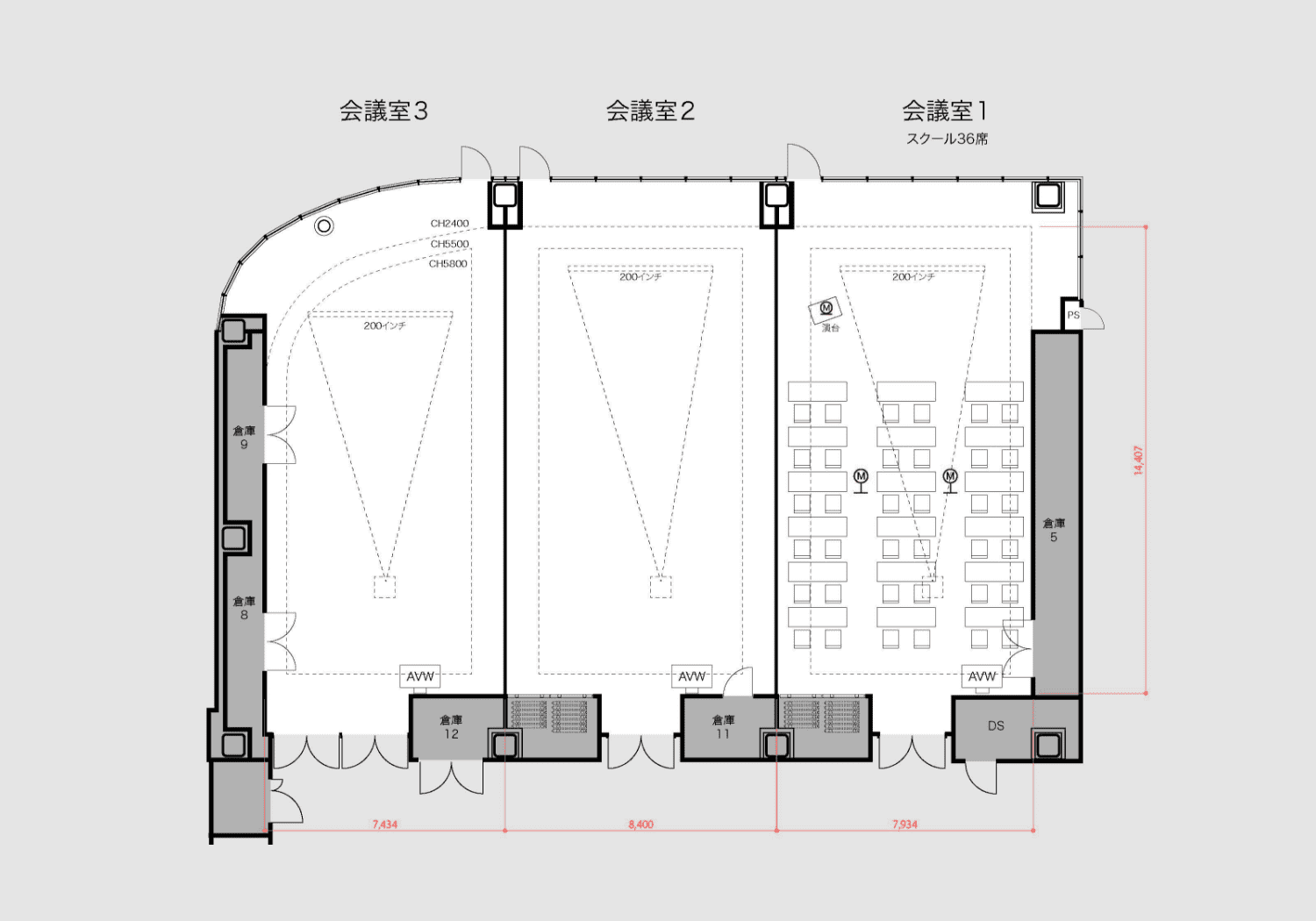 会議室1マップ拡大
