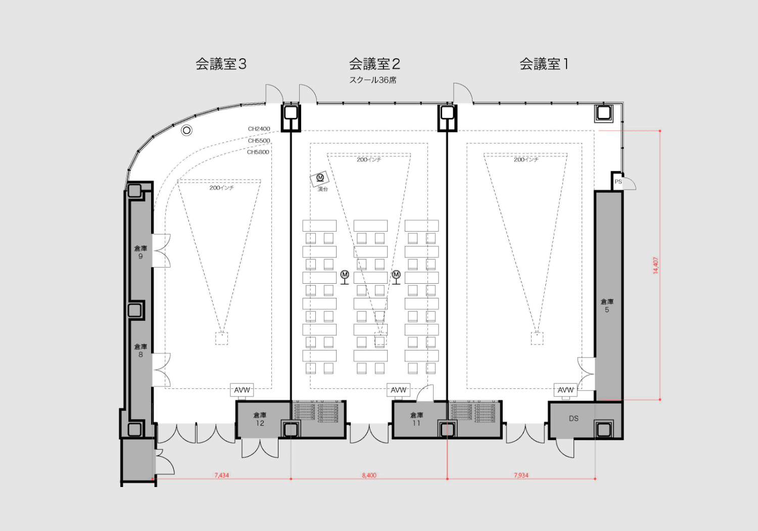 会議室1マップ拡大