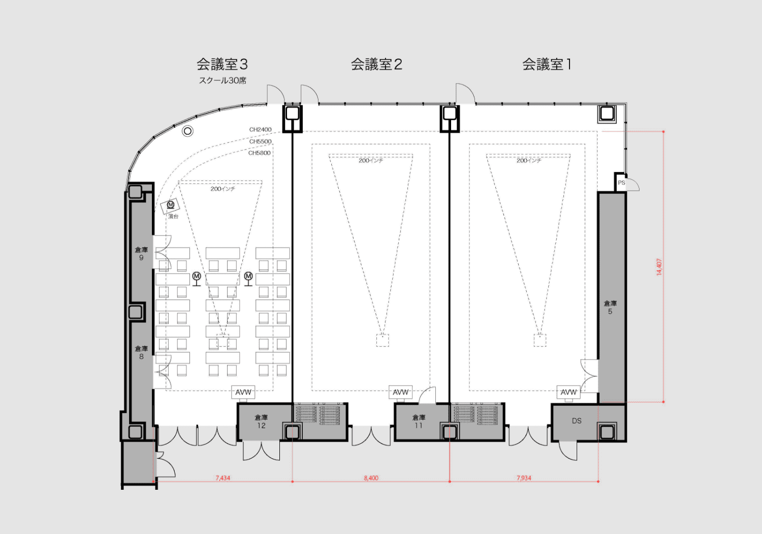 会議室1マップ拡大