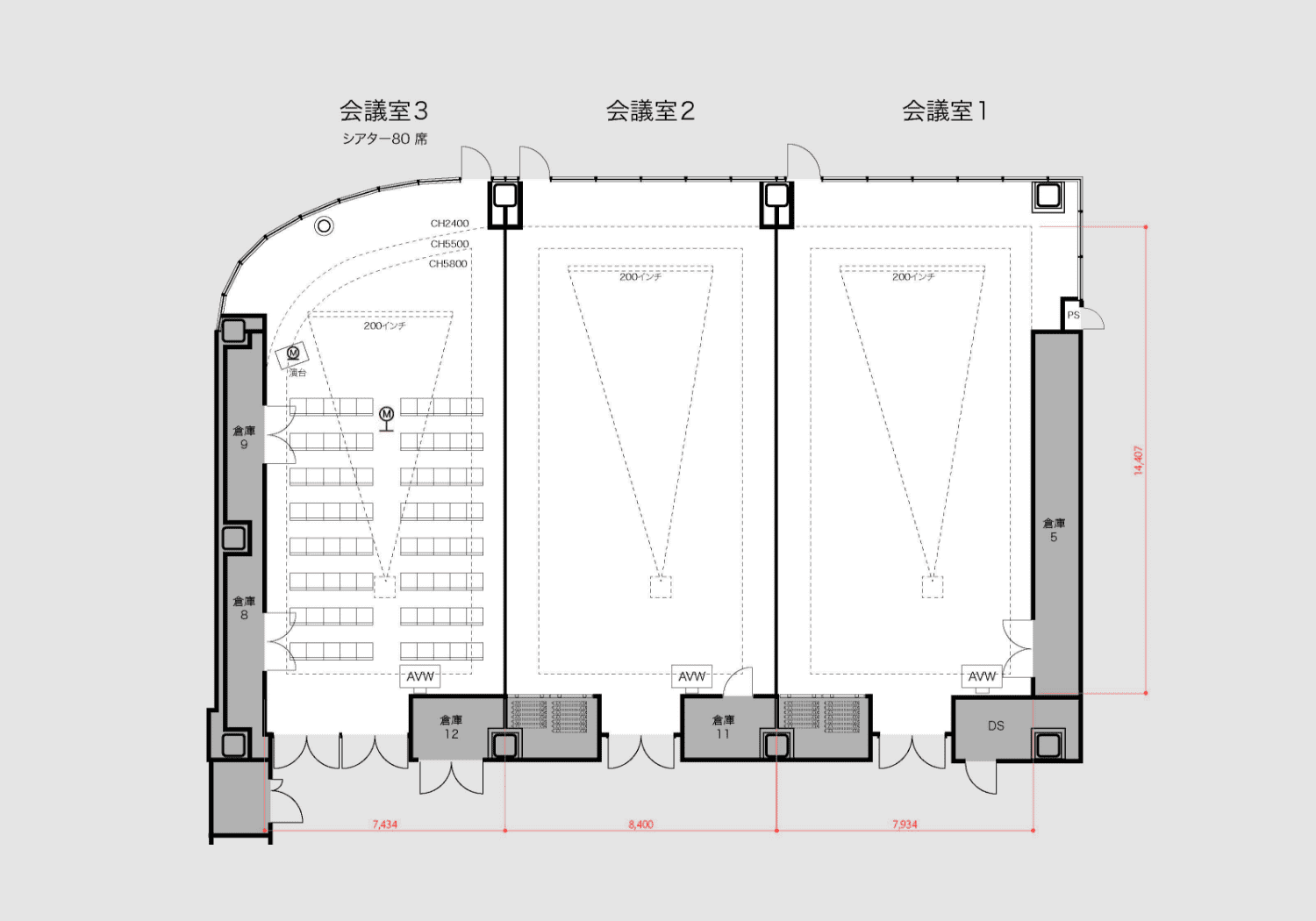 会議室1マップ拡大