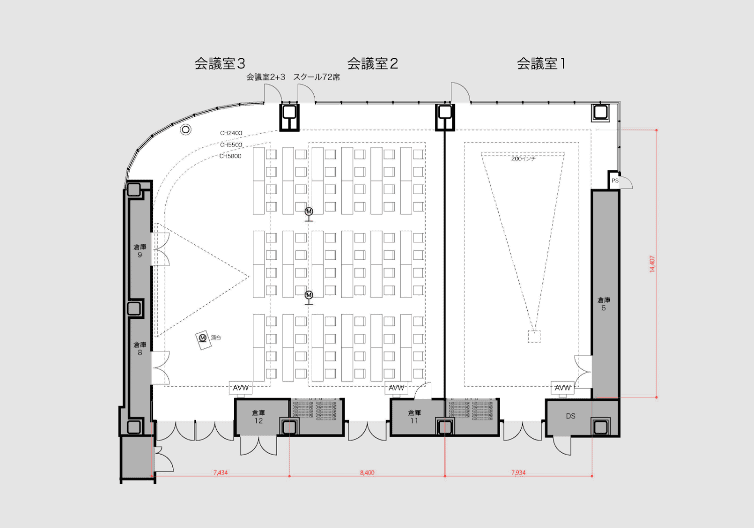 会議室1マップ拡大